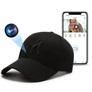 Camera Spion in Sapca iUni H15, Wi-Fi, Full HD, Inregistrare Audio-Video, Foto 118388221 - Șepci de baseball pentru bărbați