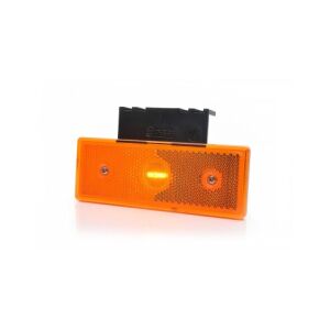 Lampa LED laterală portocalie pentru camioane și remorci, 12V-24V, W201, 1412 - Lumini auto