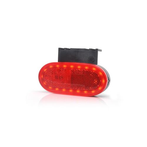 Piros LED oldalsó jelzőlámpa autókhoz, 12V-24V, W197, 1387, hátsó pozíciójelző