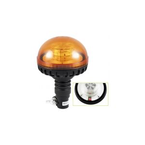 JBM LED 12-24V gelber Warnblinker mit flexiblem Sockel, IP56 wasserdicht, ECE R65, ECE R10 zugelassen - JBM