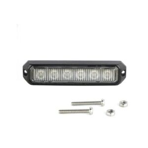 Lampa de avertizare LED cu 6 LED-uri, 12V-24V, WL-52026-6K-BOROSTYNA - Lumini auto
