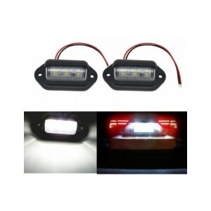 LED rendszámtábla lámpa autóhoz, teherautóhoz, utánfutóhoz, motorkerékpárhoz, hajóhoz, lakókocsihoz - Autólámpa
