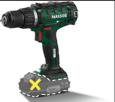 Parkside 20 V akkumulátoros fúró/csavarozó PABS 20 Li H9 akkumulátor és töltő nélkül