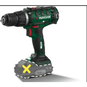 Wiertarko-wkrętarka akumulatorowa Parkside 20 V PABS 20 Li H9 bez akumulatora i ładowarki