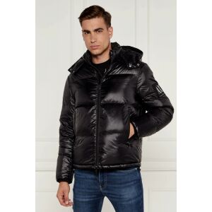 Emporio Armani Herren schwarze Daunenjacke mit Kapuze - Jacken für Herren