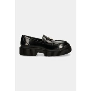 Pantofi loafer de piele lacuita Armani Exchange  XDA005 Negru 37 EU 118392431 - Pantofi bărbați