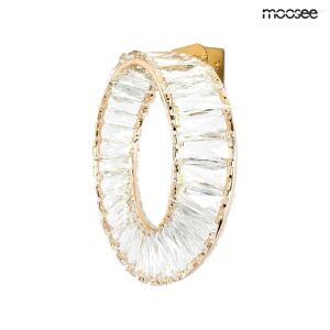 Moosee Wave Kristály Arany LED Fali Lámpa