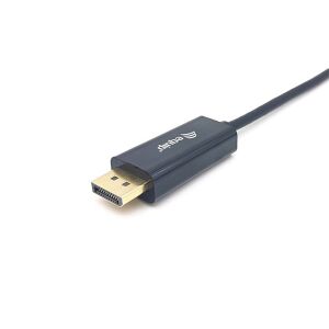Equip Kábel, 133427 (USB-C to DisplayPort, apa/apa, 4K/60Hz, műanyag burkolat, 2m) 118420177 - Adatkábel