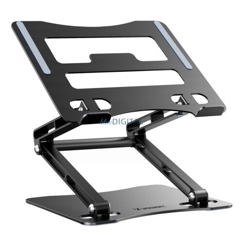 Szögletes nézet a Wozinsky WRS-CPY75DSB laptop állványról - Wozinsky