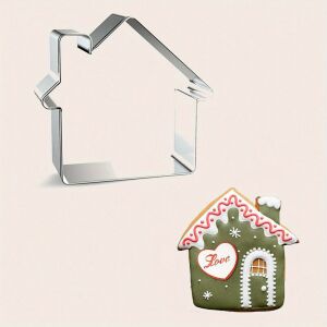 Mézeskalács Házikó Sütőforma - Rozsdamentes Acél