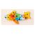 Montessori fa puzzle repülőgéppel, 10 darabból