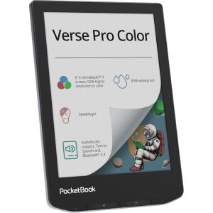 PocketBook Verse Pro Color e-olvasó, 6 hüvelykes E Ink Kaleido 3 kijelző, Stormy Sea szín - eBook olvasó