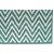 Részletes nézet a Bakero Ziggy türkiz chevron szőnyeg mintájáról
