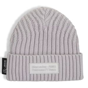 Puma uniszex Mercedes AMG Petronas F1 Team téli kötött sapka, ezüstszürke-fekete, S24 118493203 - Férfi sapka