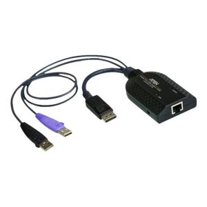ATEN KA7169 DisplayPort USB Virtual Media KVM Adapter Cable with Smart Card Reader (CPU Module) - KVM / audio / USB extender (KA7169) 118523771 - KVM kábel