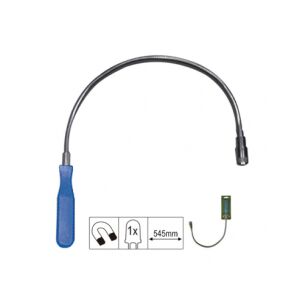 Instrument magnetic flexibil cu lumină LED, lungime 545 mm - Unelte de mână
