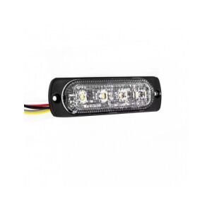 WL-52025T-4LED-ALB Lampă stroboscopică cu 4 LED-uri, albă, 12V-24V - Lumini auto