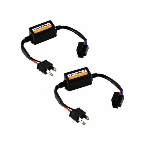 2x LED CANBUS Anti-Flacker Fehlerfrei H4 Scheinwerfer Adapter
