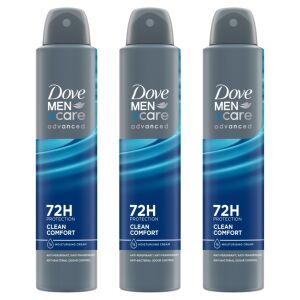 Dove Men+Care Advanced мъжки дезодорант Clean Comfort 3x200ml 128909441