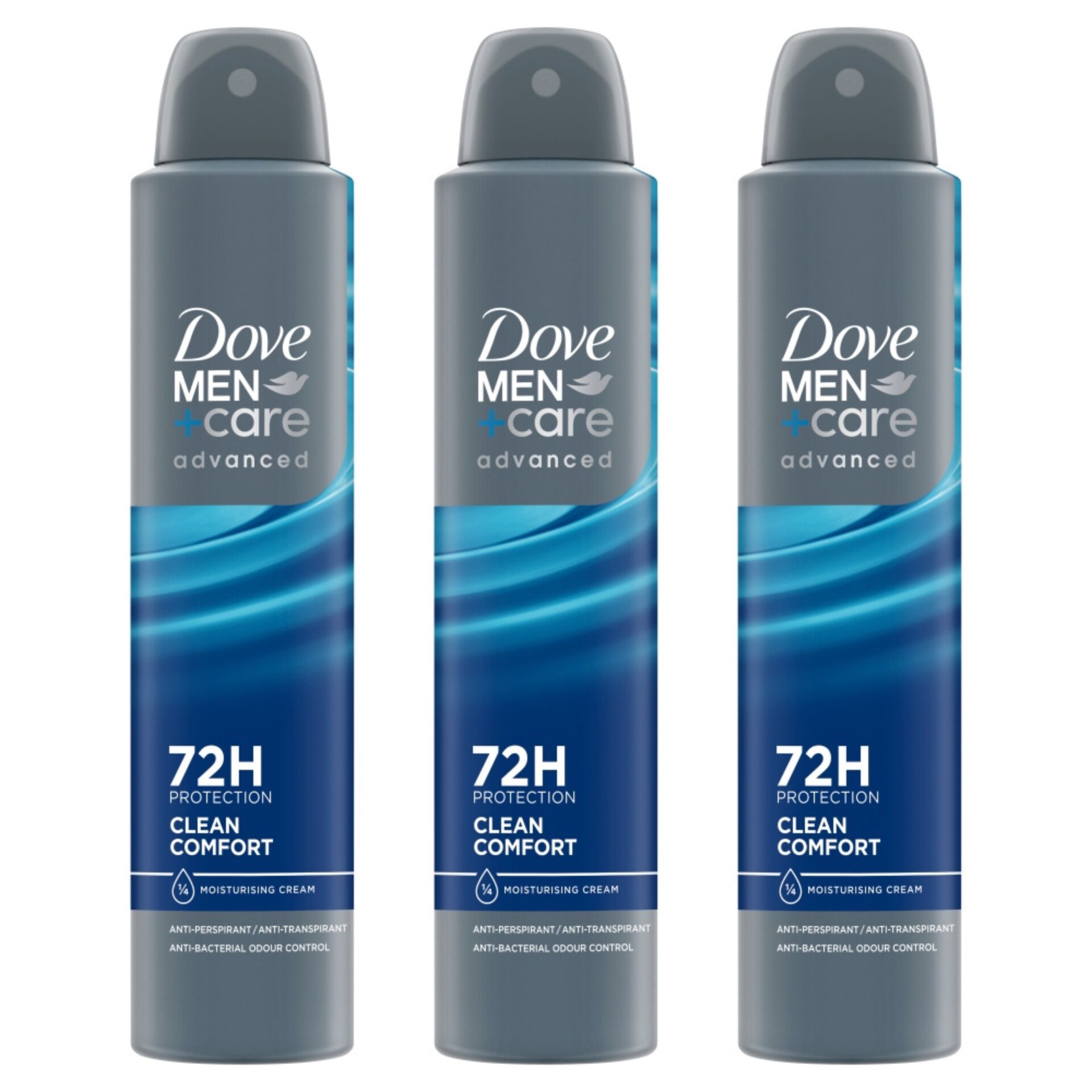 E-shop Dove Men+Care Advanced pánsky dezodorant Clean Comfort 3x200ml