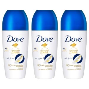 Dove Advanced Care Original Antiperspirant Roll-On 3 kusy - Dove