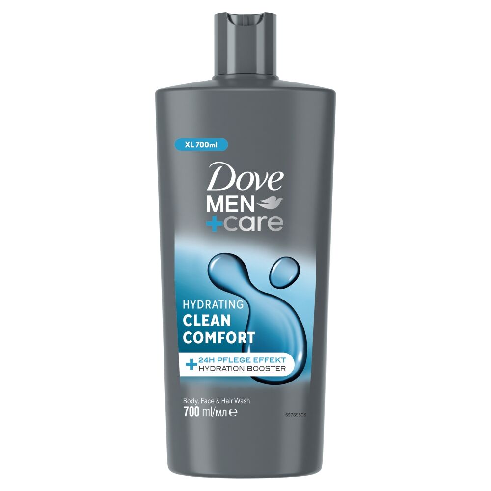E-shop Dove Men+Care pánsky sprchový gél Hydrating Clean Comfort 700 ml