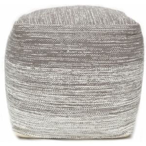 Bakero Pouf Delight grey/white (40x40 cm)