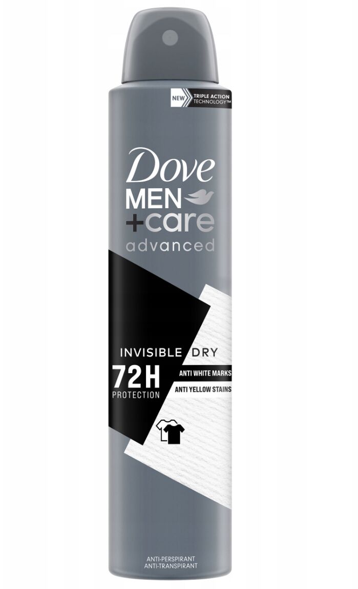 E-shop Dove Men+Care Advanced pánsky dezodorant Invisible Dry 200 ml