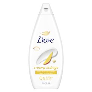 Dove Creamy Indulge Shower Gel, 720ml, mango scent, gentle cleansing, soft and smooth skin - Dove