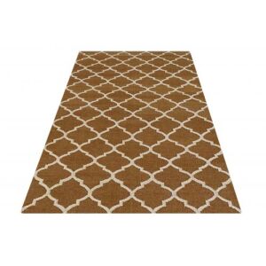 Bakero Kelim D no. 770 barna szőnyeg marokkói mintával, 155x240 cm - Bakero