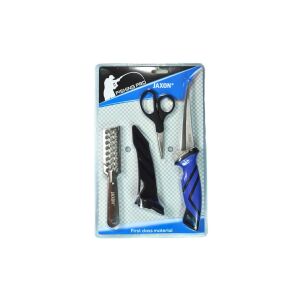 Jaxon kés + olló + kaparó szett 118599249 - Haltisztító eszköz