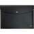 Leitz Recycle A4 black plastic document folder with snap closure