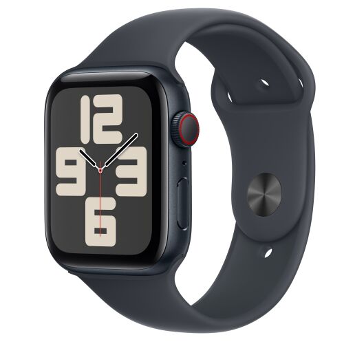 Apple Watch SE2 44mm fekete alumínium tok sportszíjjal