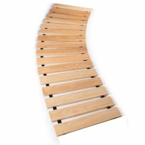 Poteca de gradina din lemn, natur, 30x200 cm 118612044 - Pardoseli pentru terasă