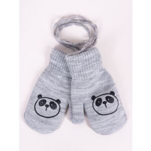 Yo!club téli kesztyű 12 cm - szürke/panda 118617403 - Yoclub