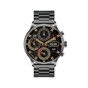 myPhone Watch Elegant 2 smartwatch, czarny, widok z przodu - Inteligentne urządzenie