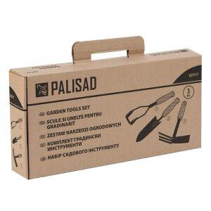PALISAD 3 részes kerti szerszámkészlet fa fogantyúval 124017896 - Ültetőszerszám