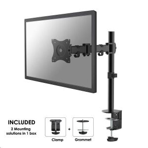 Newstar NM-D135BLACK stolni nosač za monitor sa stezaljkom i uvodnicom - Nosač i stalak za monitor