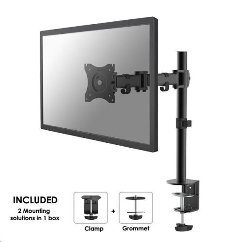 Stolový držiak na monitor Newstar NM-D135BLACK so svorkou a priechodkou