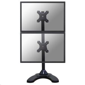 Newstar dupla monitor asztali tartó 10-27 hüvelykes monitorokhoz, fekete - Monitortartó és állvány