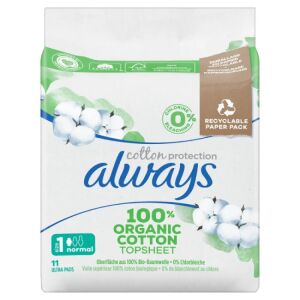 ALWAYS ULTRA EGÉSZSÉGÜGYI BETÉT ORGANIC COTTON 11DB