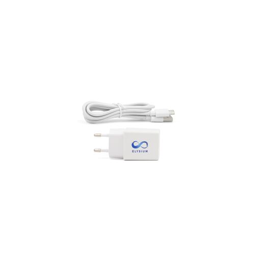 Elysium USB-C kábel és hálózati adapter Elysium vérnyomásmérőhöz - Vérnyomásmérő kiegészítő