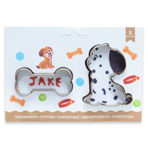 Süteménykiszúró forma - kutya és csont