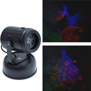 Ünnepi LED projektor és kivetítő / USB csatlakozással