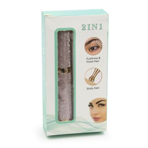 2in1 női szőrtelenítő borotva – arcra és testre