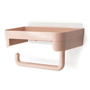 Multifunkciós WC papír tartó, öntapadós rögzítéssel