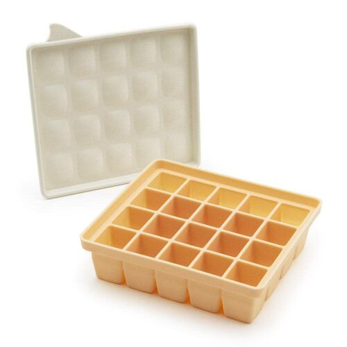 Szilikon jégkockatartó tetővel, 20 db jégkockához