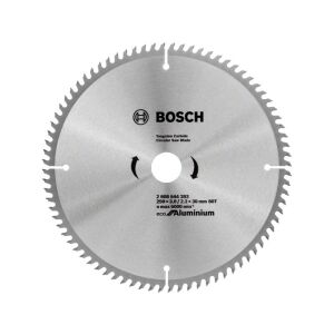 Fierăstrău pentru aluminiu 250x30mm 80 de dinți ECO 118672072 - Bosch