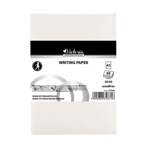 Victoria Schreibpapier, A5, 50 Blatt, holzfrei