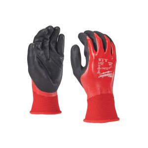 Milwaukee XXL teljesen mártott nitril védőkesztyű, piros és fekete - Munkavédelmi kesztyű